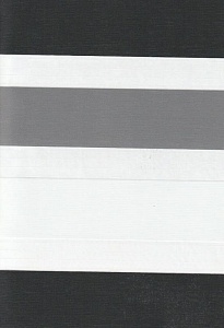 Рулонные шторы день-ночь для проема Салерно, серый 2002 купить в Талдоме с доставкой